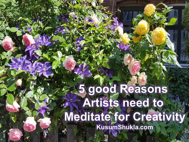 Did you know meditation enhances our creativity as artists? Meditate in nature for artistic creativity