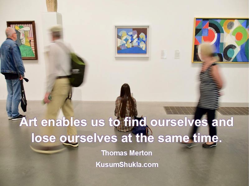 Have you ever discovered a new facet of yourself through art? Art enables us to find ourselves