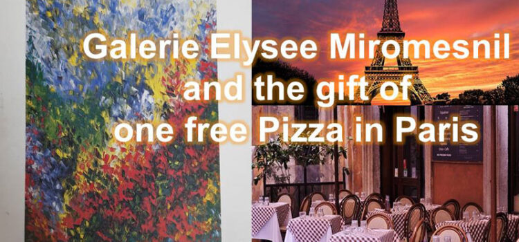 Galerie Elysee Miromesnil and the gift of one free Pizza in Paris